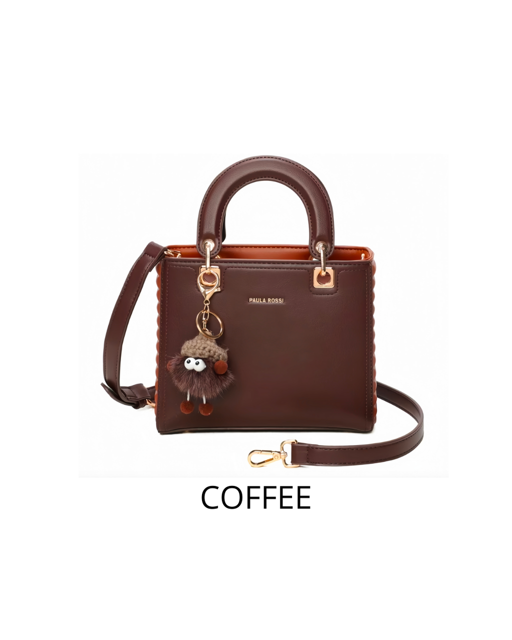 BOLSO DE MANO CON LLAVERO