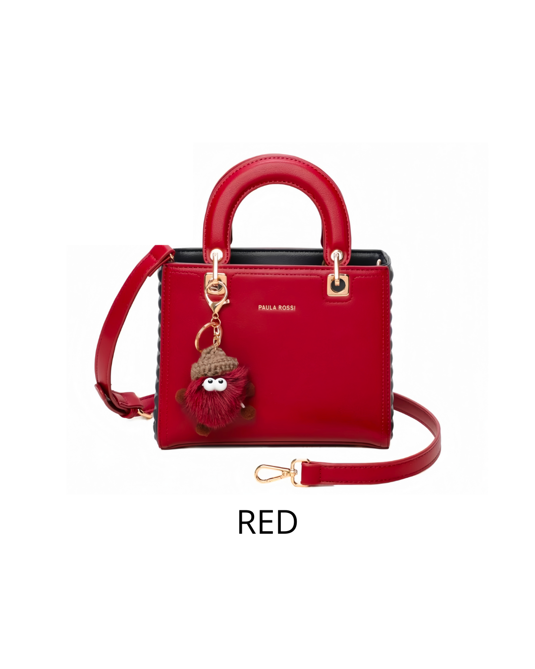 BOLSO DE MANO CON LLAVERO