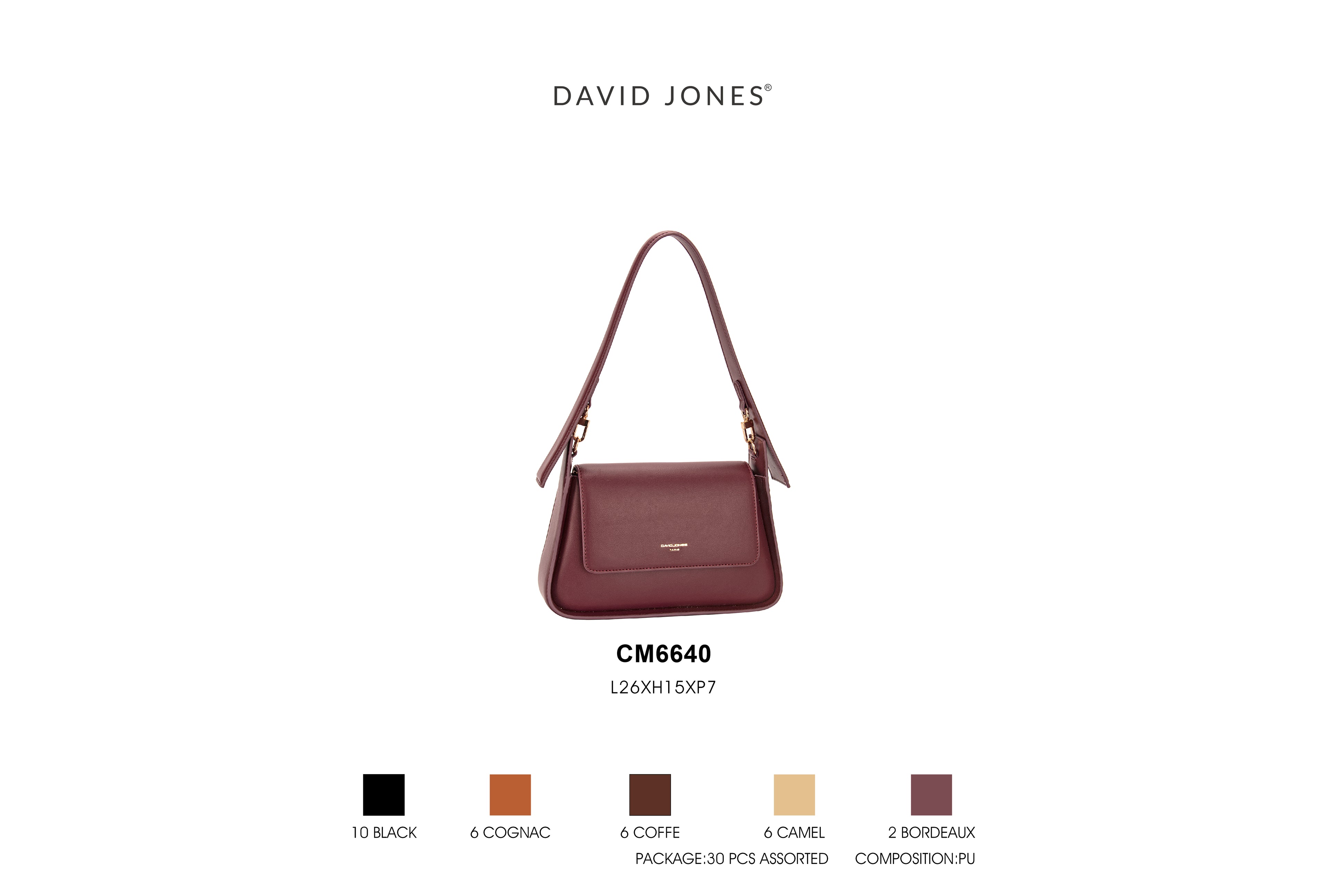 BOLSO DE HOMBRO DAVID JONES