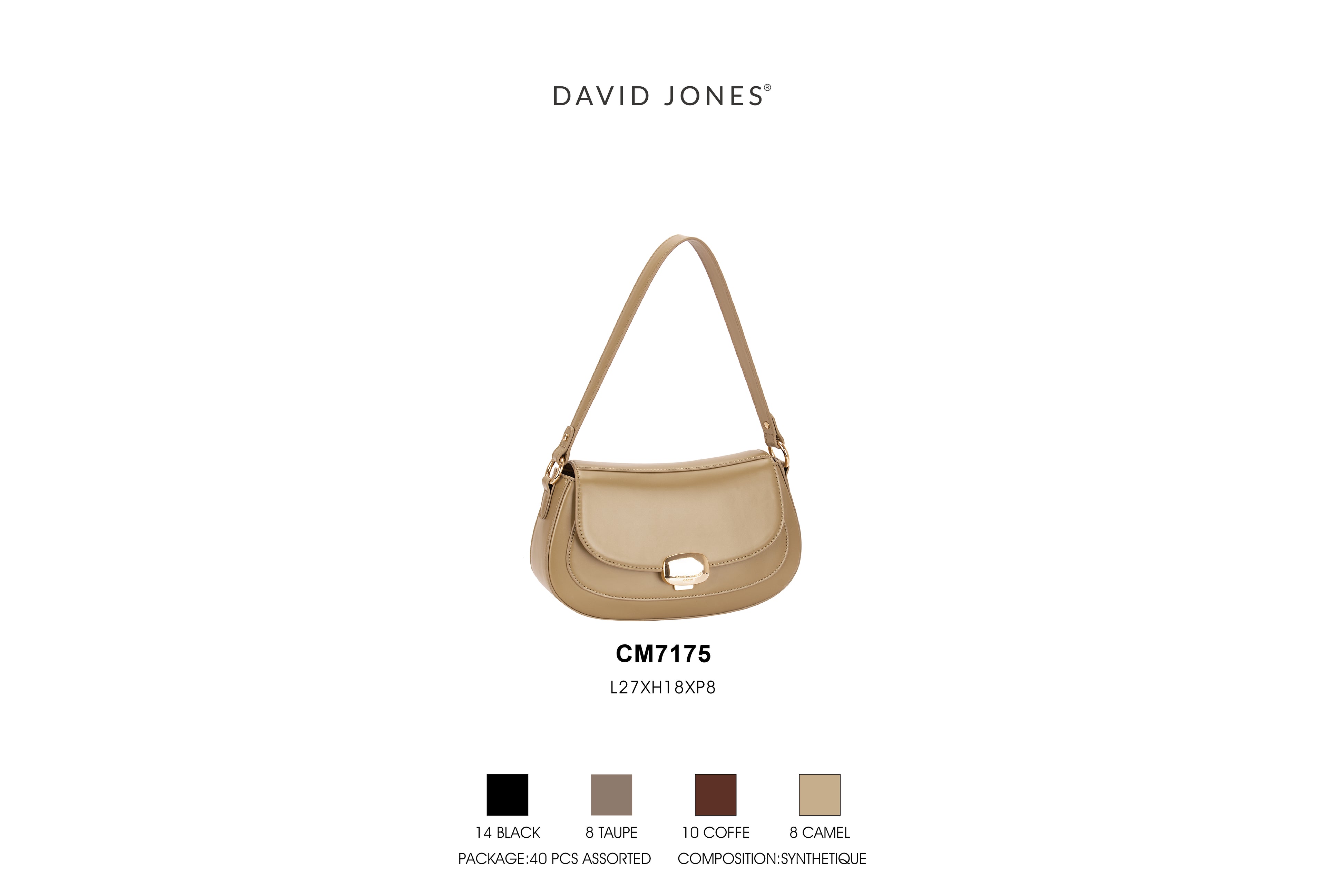 BOLSO DE HOMBRO DAVID JONES