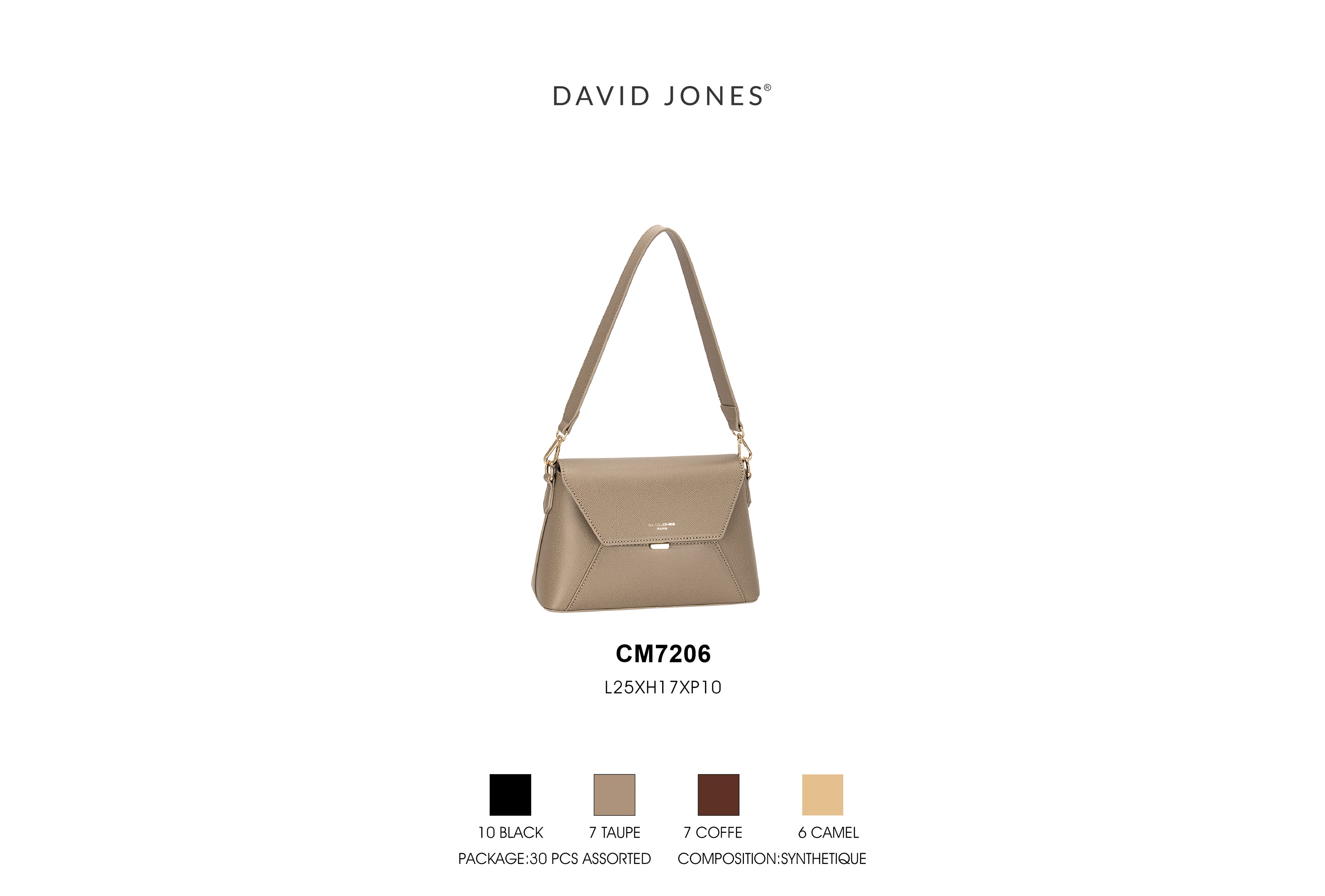 BOLSO DE HOMBRO DAVID JONES