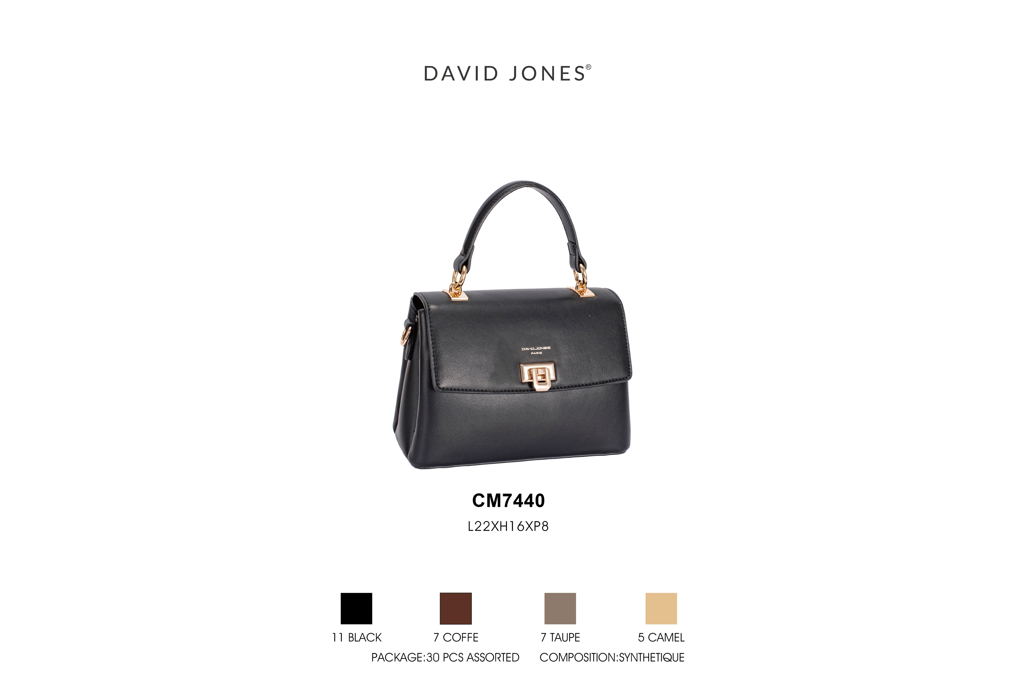 BOLSO DE MANO ELEGANTE DAVID JONES