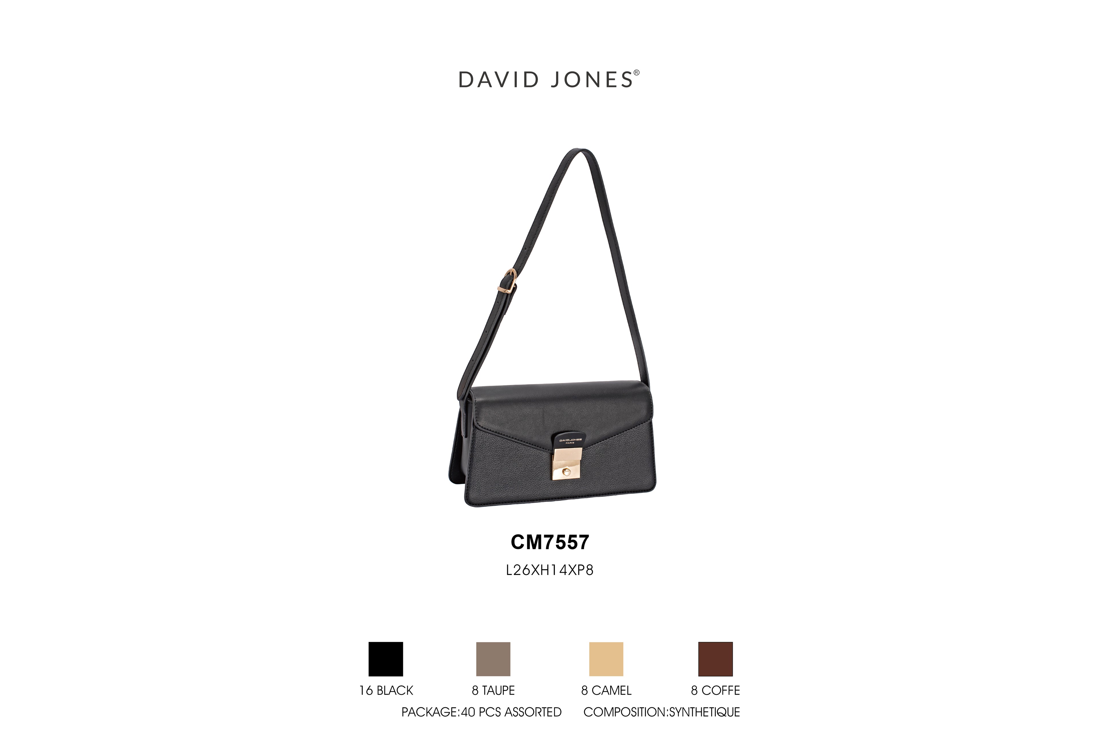 BOLSO CRUZADO DAVID JONES